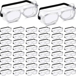 $39 Tellegloww 50 Pairs Safety Goggles Anti Fog Anti Scratch, Onion Lab Glasses