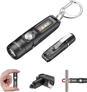 $28 S15Pro Rechargeable EDC Keychain Flashlight with Side Light
