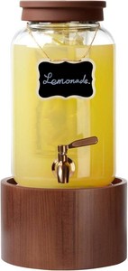 $45 1 Gallon Glass Drink Dispenser for Parties Beverage Dispenser