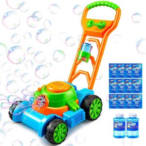 $40 SLOOSH Spill-Proof Bubble Lawn Mower Toddler Toys Bubble Machine