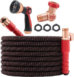 $95 Pocket Hose Ballistic 100 FT Expandable Garden Hose, No-Kink, As Seen on TV