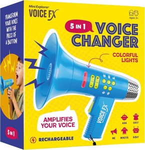 $25 5 In 1 Voice Changer for Kids - Voice Changing Device for Boys & Girls