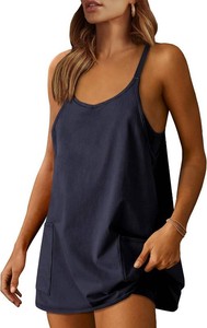 $30 ANRABESS Women Athletic Dress Summer Tennis Workout Built in Shorts (Medium)