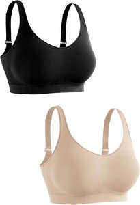 $40 SHAPERMINT Bras for Women, Full Coverage Wirefree Bralette with Support