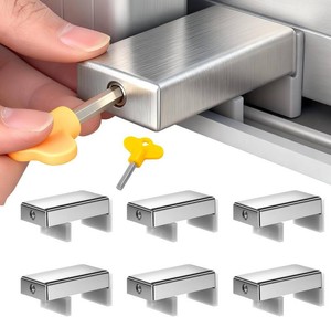 $21 6PCS Sliding Door Safety Lock Sliding Child Proof Window Locks