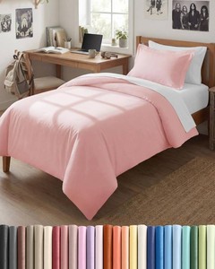 $25 Duvet Cover TwinTwin XL - 2 Piece Set, College Dorm Room - Baby Pink