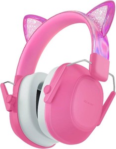 $27 iClever EM01 Noise Cancelling Headphones for Kids Adults, SNR 29dB EarMuffs