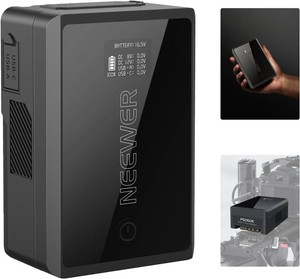 $80 NEEWER PS050E Mini V Mount Battery with D TapUSB-CUSB ABPDual DC