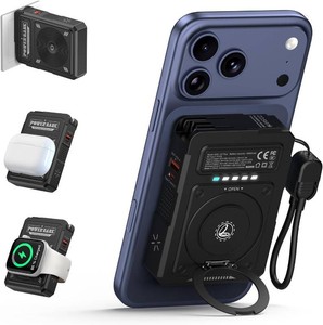 $40 10000mAh for Magsafe Portable Charger Power Bank Built in Cables&Wall Plug
