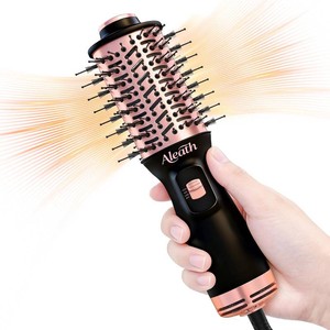 $33 Hair Blow Dryer Brush for Travel 2026 Gifts for Women - Small Hot Air Brush with Auto Dual Voltage - Fast Blowout Brush European International Travel Essentials