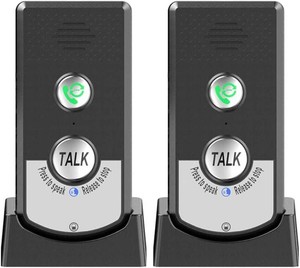 $30 Decdeal 2 Pack Intercoms Wireless for Home, Voice Bidirectional Caller