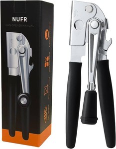 $23 Heavy-Duty Commercial Manual Crank Can Openers,Rubber-Coated Long Handles