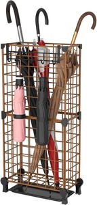 $20 AWTATOS Umbrella Holder Entryway, Umbrella Stand Freestanding, Brown