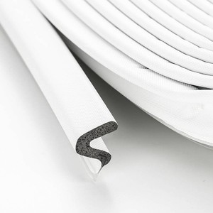 $31 Ravinte Weather Stripping Door Seal, Q-Shaped Kerf Foam Strip, 50 FT, White