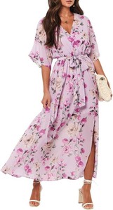 $50 ANRABESS Womens Boho Floral Wedding Guest Maxi Dress Size XL