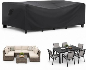 $30 Waterproof Outdoor Patio Furniture Covers 108L 82W 28H Black
