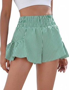 $25 BMJL Womens Athletic Running Shorts 2.5 Flowy High Waisted Ruffle Shorts (Size Large)