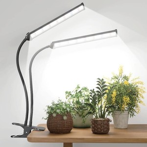 $28 LED Grow Light,White Full Spectrum Clip Plant Growing Lamp
