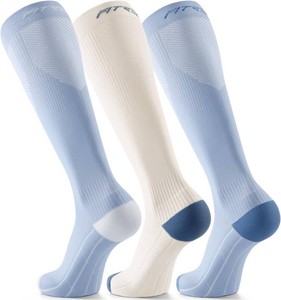 $27 FITRELL 3 Pairs Compression Socks for Women and Men 20-30mmHg-Circulation Support Socks (Size SmallMedium)
