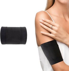 Diabetic Sensor Armband - Fits All CGM Devices - Protects Insulin Pod During Exercise - Sweatproof Refreshing Breathable Replaces Adhesive Patches (S)