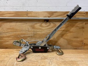 Strongway Heavy-Duty Double-Gear Hand Cable Puller, Single-Line 5000-Lb. Capacity, Double-Line 10,000-Lb. Capacity #61138 msrp $74.99
