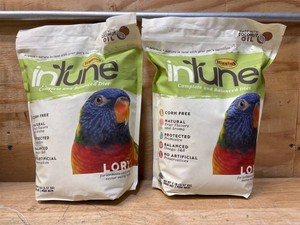intune Lory Bird Feed lot of 2