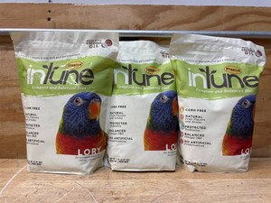 intune Lory Bird Feed lot of 3