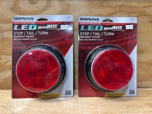 Hopkins LED Power Maxx StopTailTurn Grommet Mount lot of 2