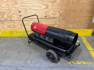 $350 Mr. Heater 185,000 BTU Forced Air Heater, Kerosene and Diesel, Model# F210580 #6495294