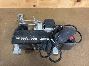 $400 Strongway Electric Cable Hoist, 1100-Lb. Single-Line Capacity2200-Lb. Double-Line Capacity, 38ft.19ft. Lift #4584154