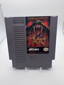 Vintage Swords and Serpents NES Game Cartridge