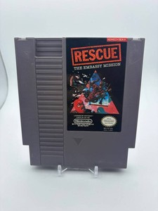 Vintage Nintendo NES Rescue the Embassy Mission Cartridge