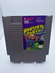 Bandai Monster Party NES Cartridge NES-P1-USA Nintendo
