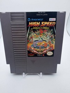 Vintage Nintendo NES High Speed Pinball Cartridge NES-8H-USA