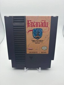 Vintage Nintendo NES Faxanadu NEX-FX-USA Game Cartridge
