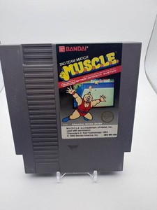 Bandai Tag Team Match M.U.S.C.L.E. NES Game Cartridge