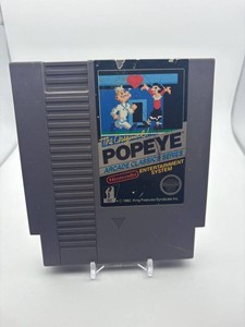Vintage Nintendo Popeye Arcade Classics Series NES Cartridge