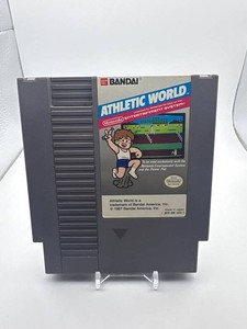 Vintage Bandai Athletic World NES Game Cartridge