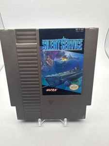 Vintage Nintendo NES Silent Service Cartridge - Ultra Games