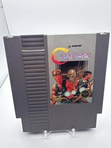 Vintage Konami Contra Nintendo NES Game Cartridge