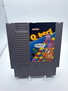 Vintage Ultra Qbert Nintendo Entertainment System Game Cartridge