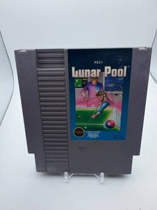 Vintage FCI Lunar Pool Nintendo NES Game Cartridge