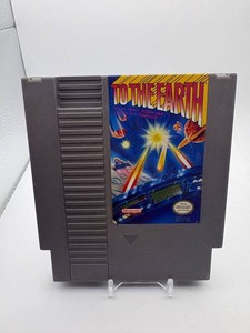 Vintage Nintendo NES to the Earth Game Cartridge
